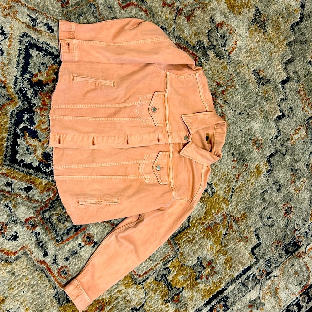 Peach Jean jacket